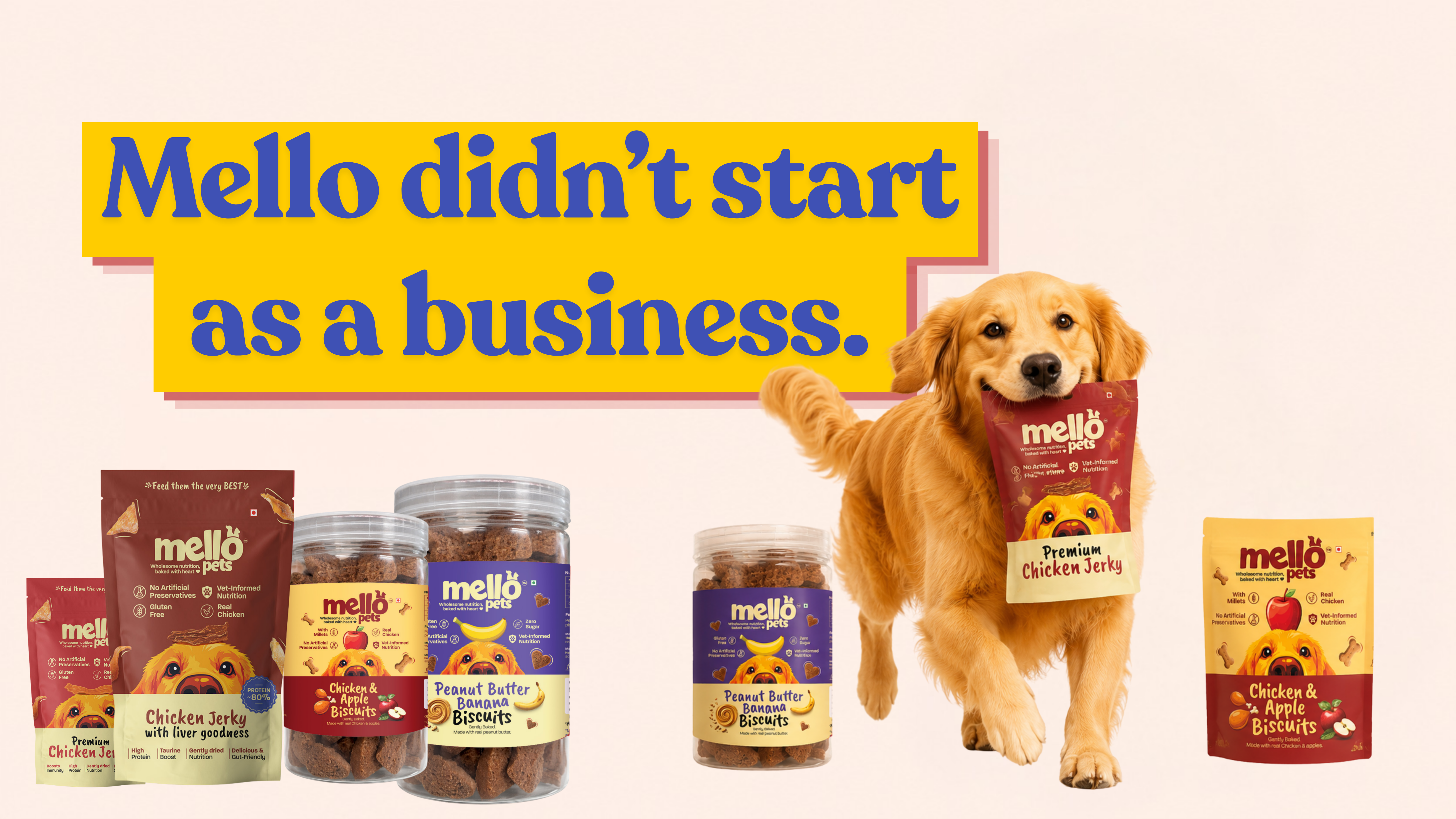 Mello Pets Products Banner